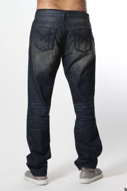 Enrize Men Vintage Brown Basic Jeans - Enrize Clothing
