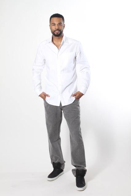 Enrize Clothing Men White Long Sleeve Button Down - Enrize Clothing