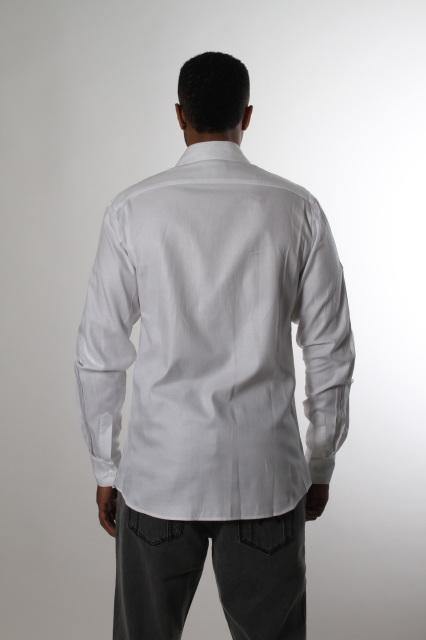 Enrize Clothing Men White Long Sleeve Button Down - Enrize Clothing