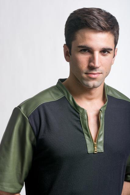 Enrize Leather T-Shirt - Enrize Clothing
