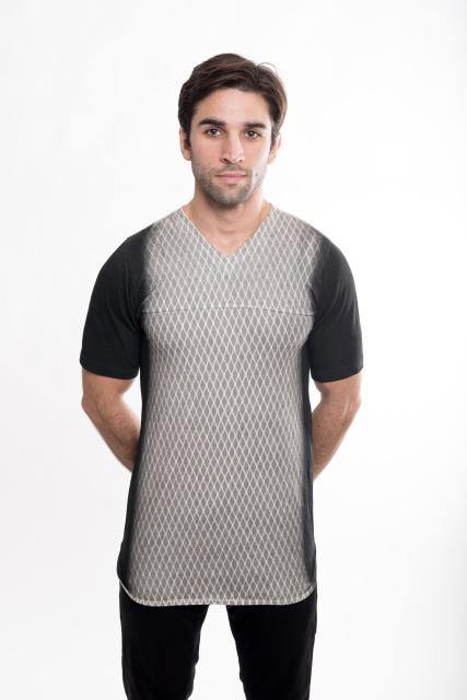 Enrize Long T-Shirt Bob Wire Zipper - Enrize Clothing