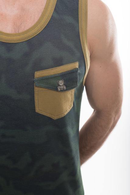Camouflage/Green Tank Top - Enrize Clothing